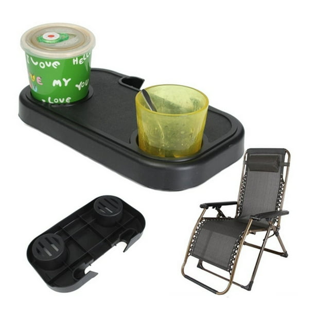 Portable Folding Camping Picnic Outdoor Beach Garden Chair Side Tray For Drink